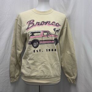 NWOT Junk Food Ford Bronco sweatshirt Pink 1966 Sz XS